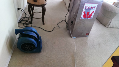 Industrial dehumidifiers for flood water damage